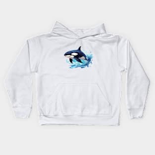 Orca Killerwhale Kids Hoodie